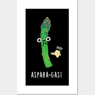 Aspara-gas Cute Asparagus Veggie Pun Posters and Art